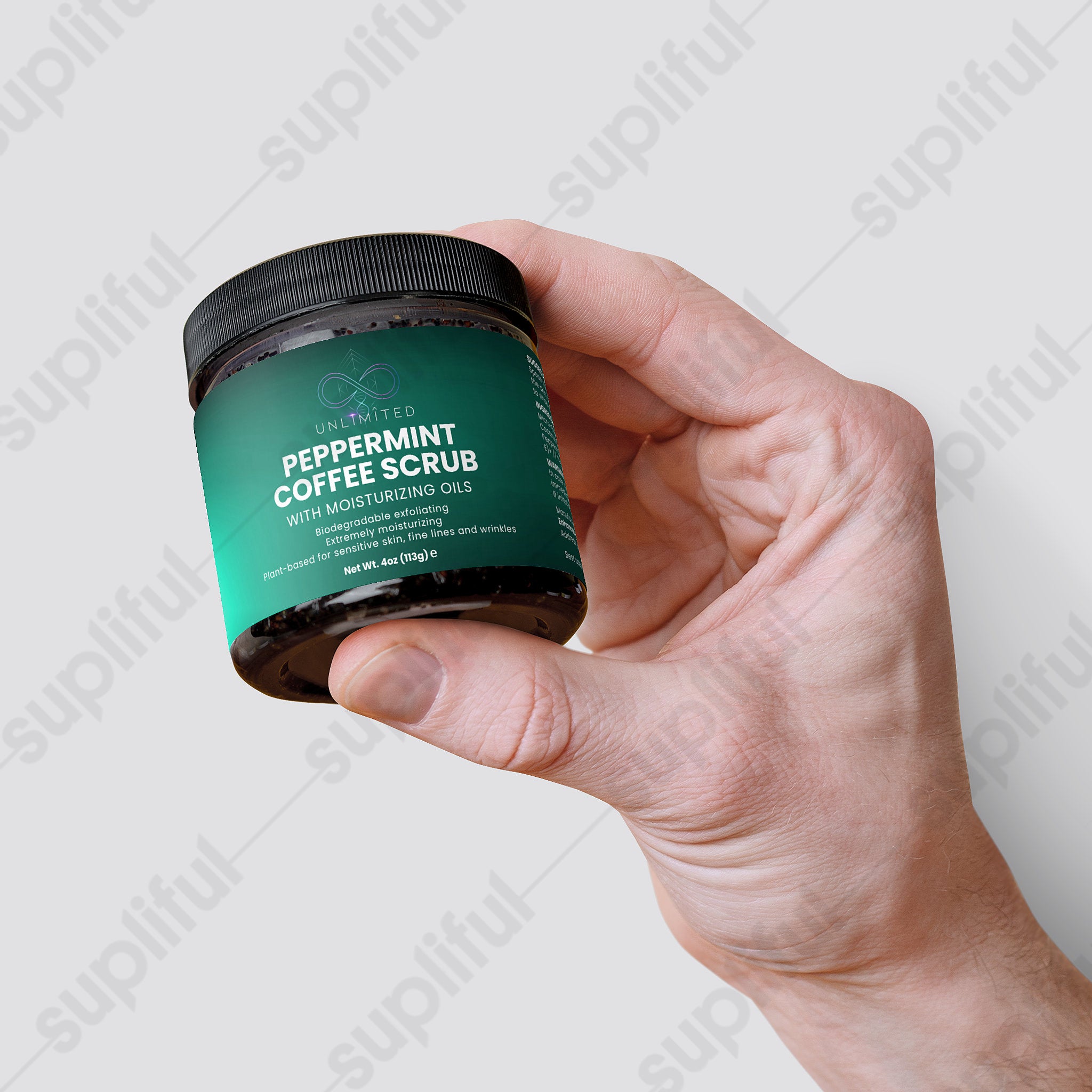 Peppermint Coffee Scrub