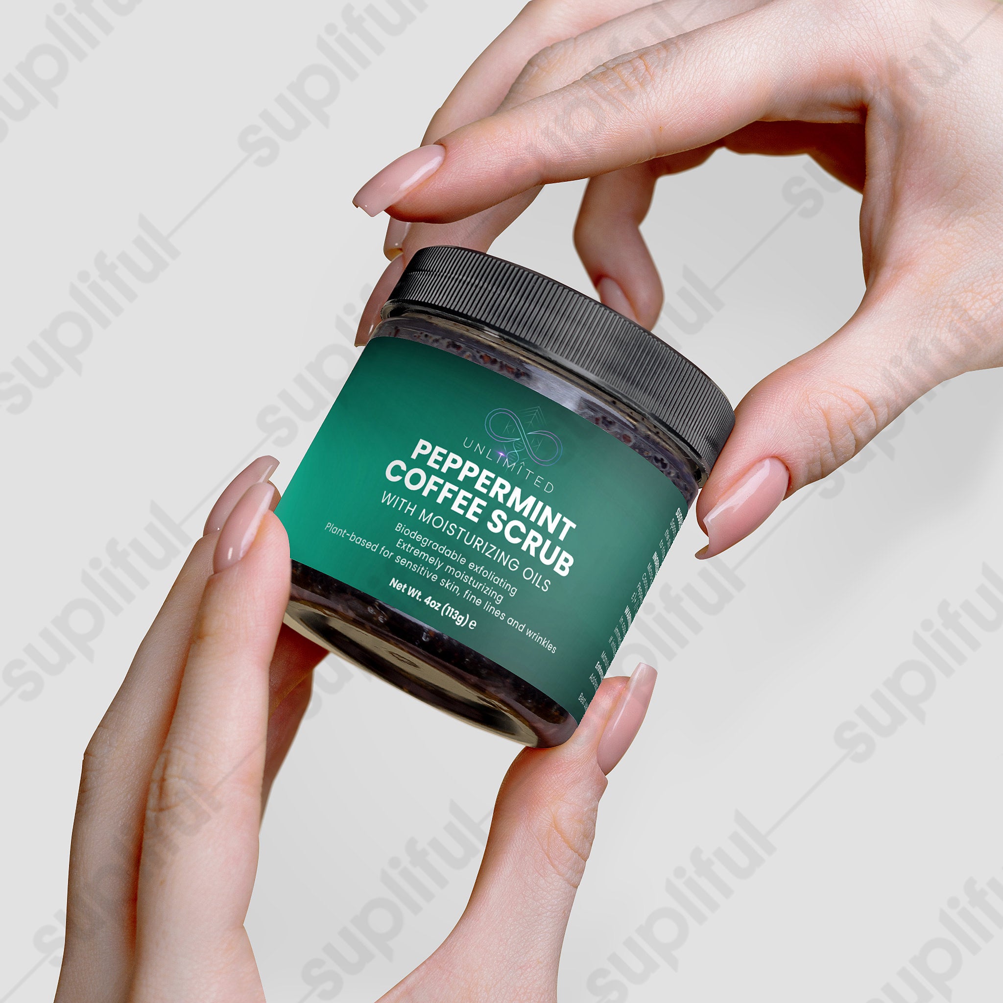 Peppermint Coffee Scrub